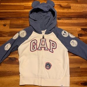 Gap Disney zip up hoodie toddler 18-24 months